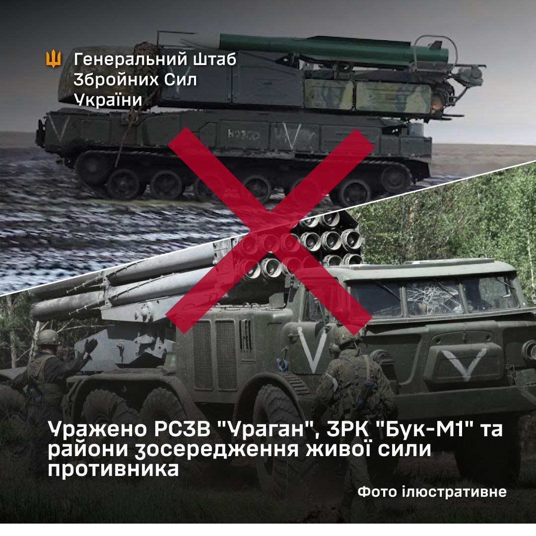 Летіли ATACMS і не тільки. ЗСУ знищили "Бук", "Ураган" та центр управління армії РФ