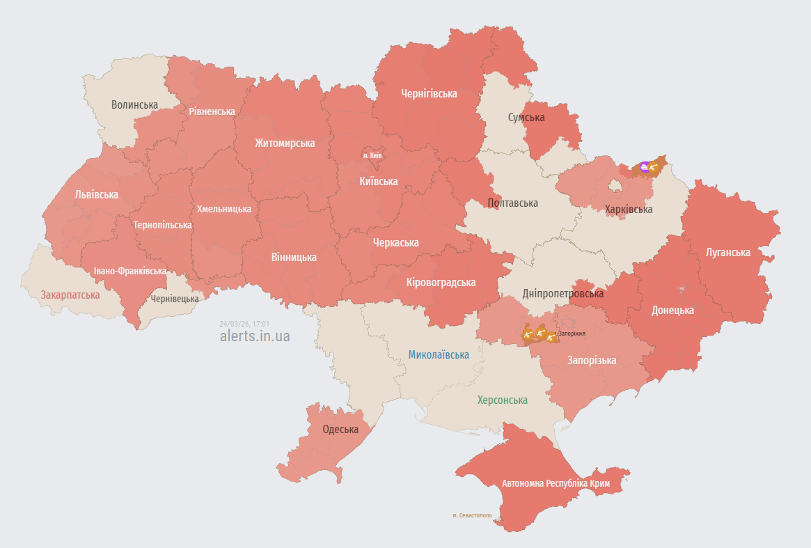 Запад Украины под ударом: "Шахеды" долетели до самого Львова