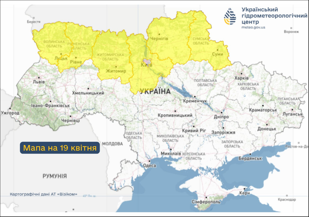 В Украину возвращаются апрельские заморозки на почве и в воздухе: где и когда ждать минус (карта)