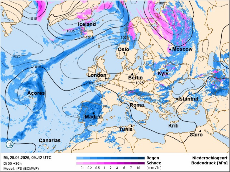 Вітер схаменеться, але заморозки тримаються: яка погода буде завтра і де ймовірний сніг