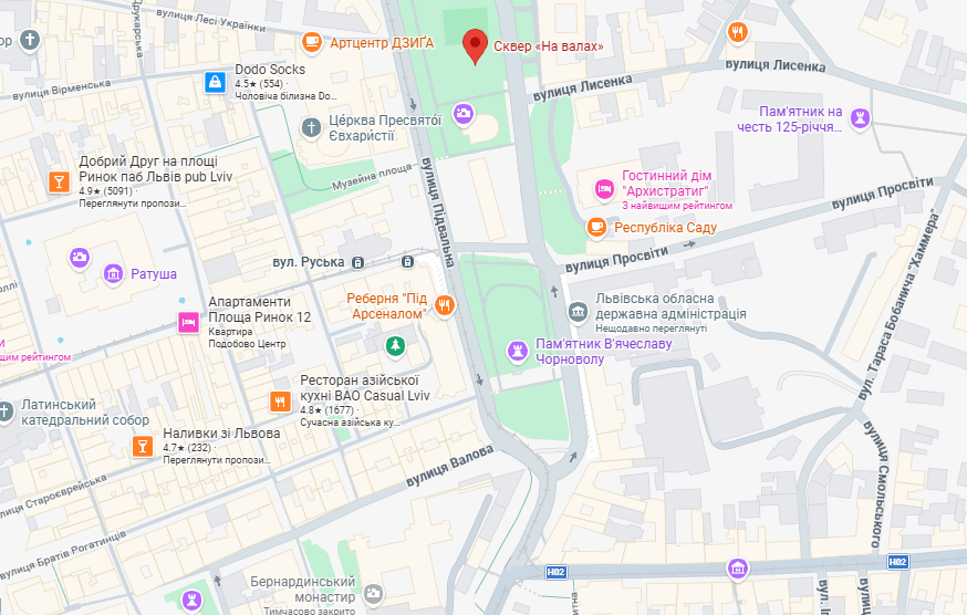 У центрі Львова з'явиться площа імені Андрія Парубія: де шукати її на мапі