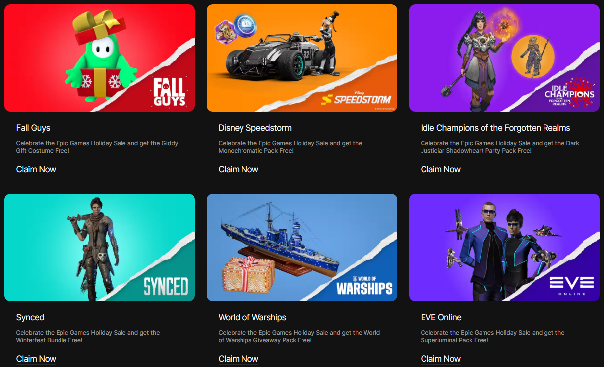 Святковий &quot;розпродаж&quot; від Epic Games. Які популярні ігри можна отримати безкоштовно