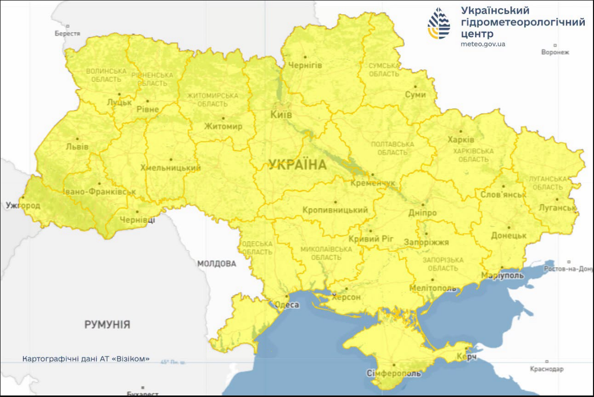 Україну накриють грозові дощі: синоптики попередили про небезпеку 14 липня
