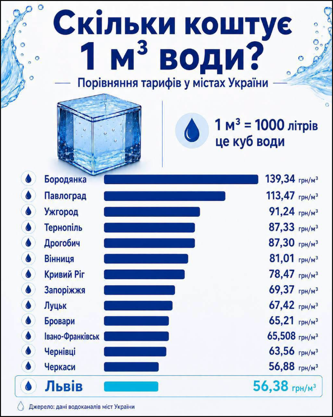 Вода во Львове может подорожать: сколько придется платить по-новому