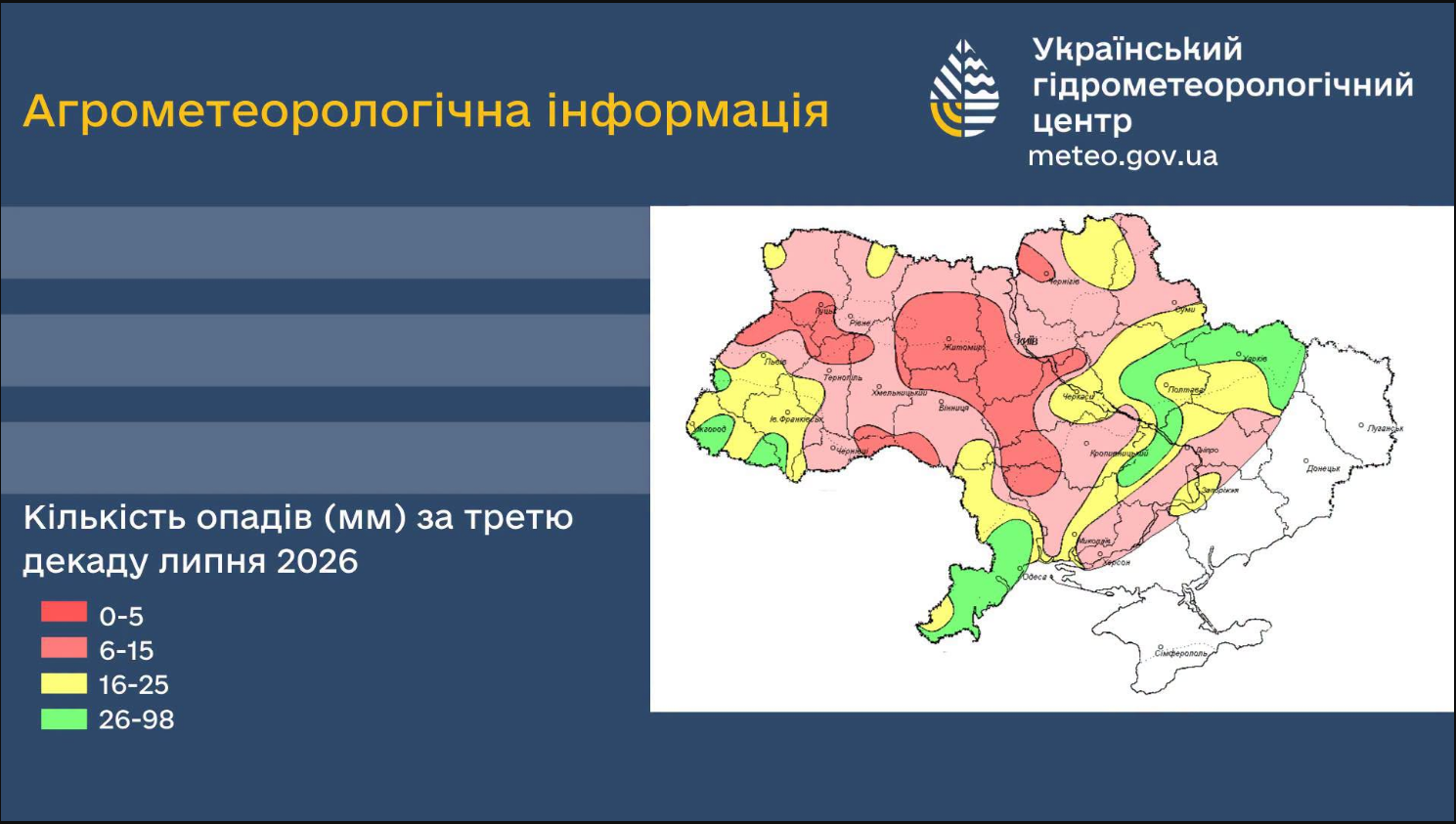 Від холоду, граду й засухи до шкідників. Врожай яких рослин постраждав від негоди в липні