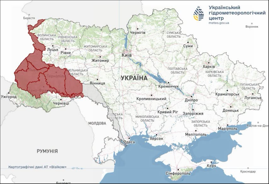 Вода падає нижче історичних мінімумів: для яких річок оголосили третій рівень небезпеки