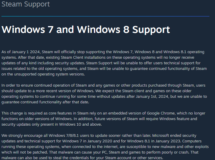 Некоторые геймеры не смогут больше пользоваться Steam. Что изменилось на платформе