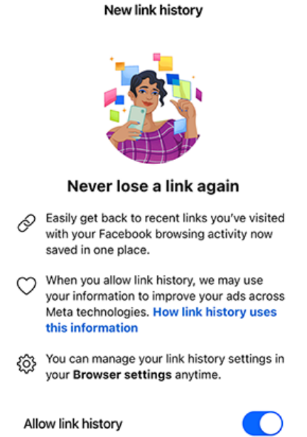 Facebook to allow viewing link history, but not for everyone. What's known about new feature