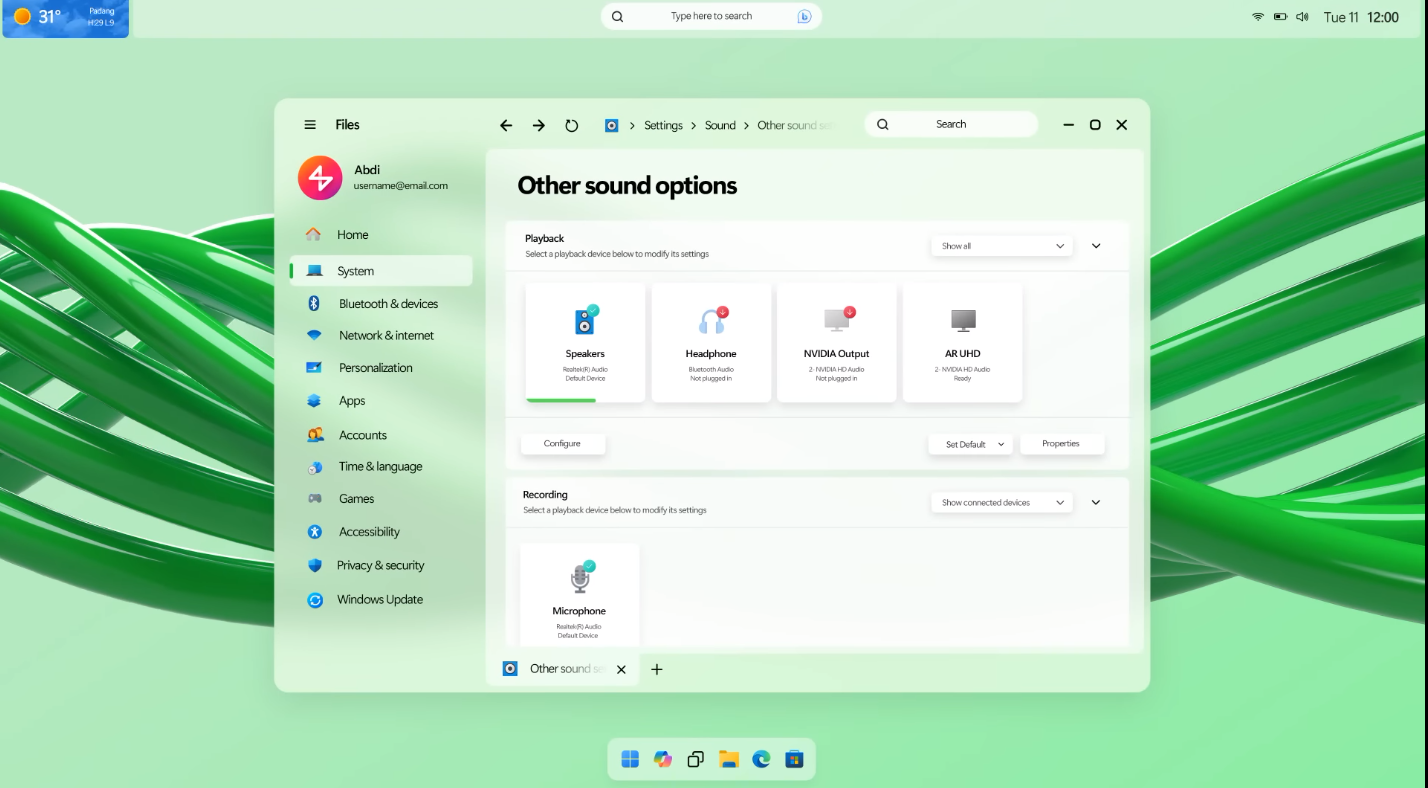 У мережі показали, яким може бути дизайн Windows 12 (відео)