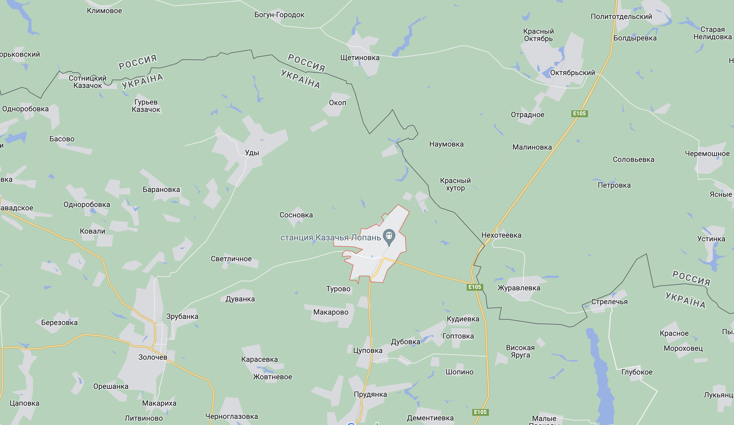 У Козачій Лопані встановили прапор України