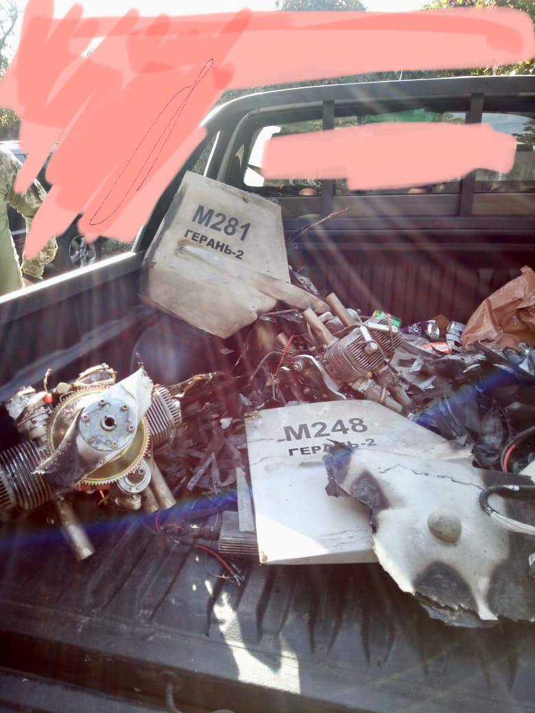 Вперше збила не ППО. Кім показав знищений дрон Shahed-136