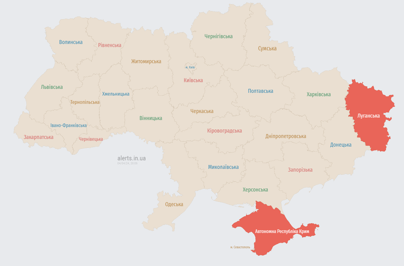 В Україні масштабна повітряна тривога, злетів МіГ-31К