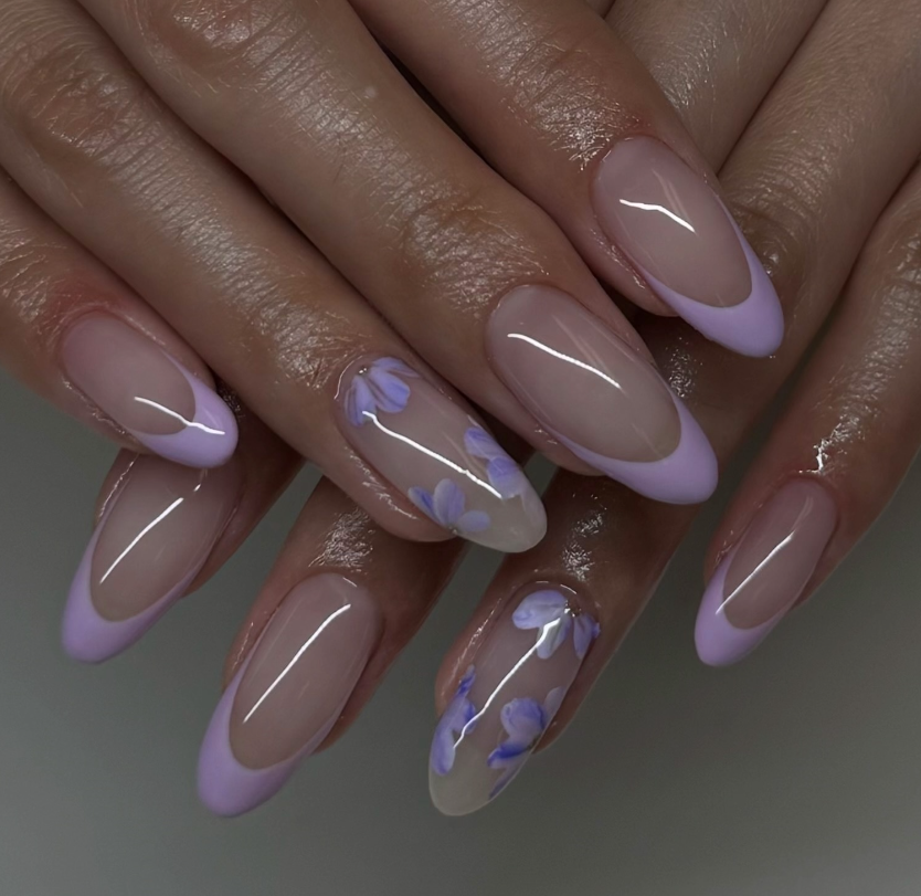 This spring's hit. Manicure to make your hands look elegant and slender