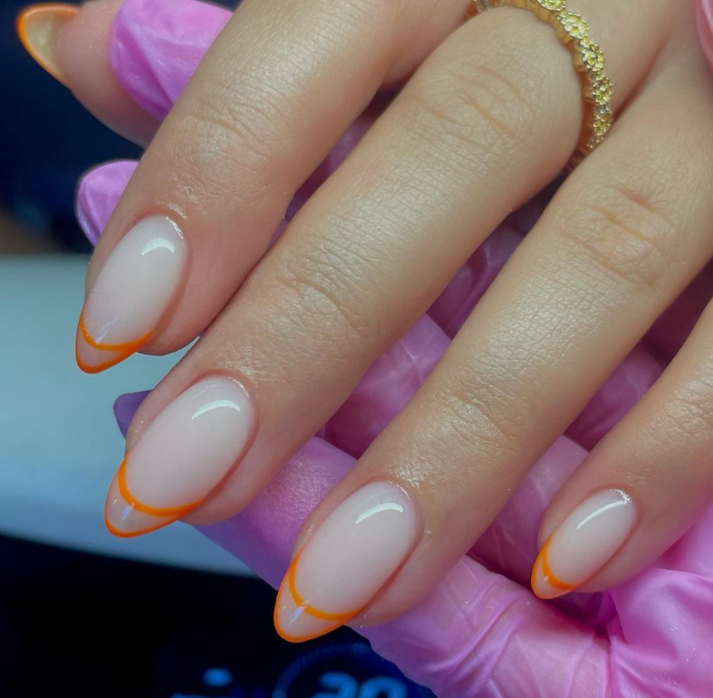 This spring's hit. Manicure to make your hands look elegant and slender