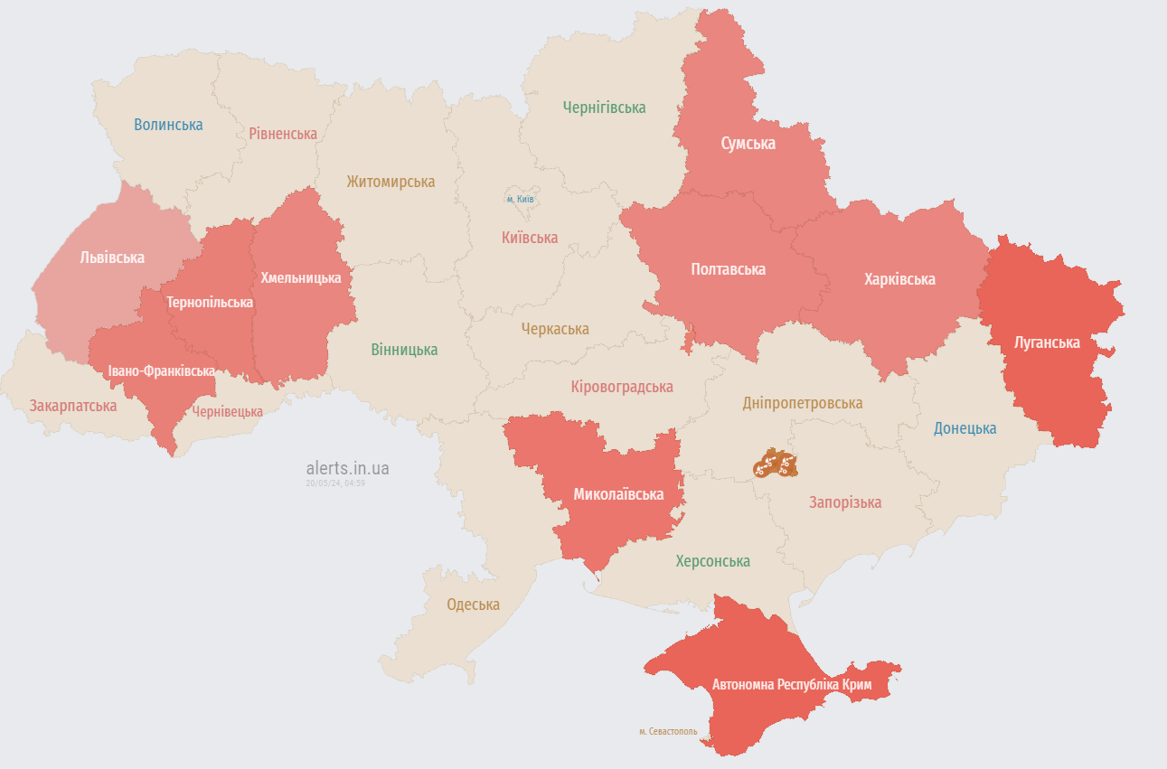 У Львівській області працює ППО: помічено ворожі дрони
