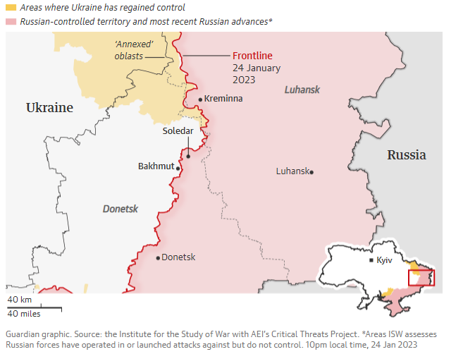 В СМИ показали три возможных варианта наступления россиян: карта