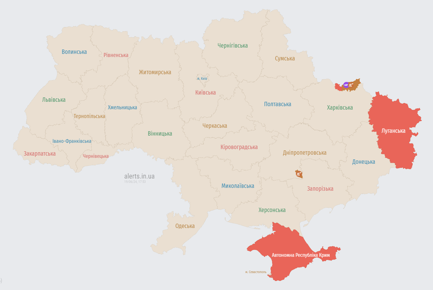 В Україні масштабна тривога через зліт російського МіГ-31К