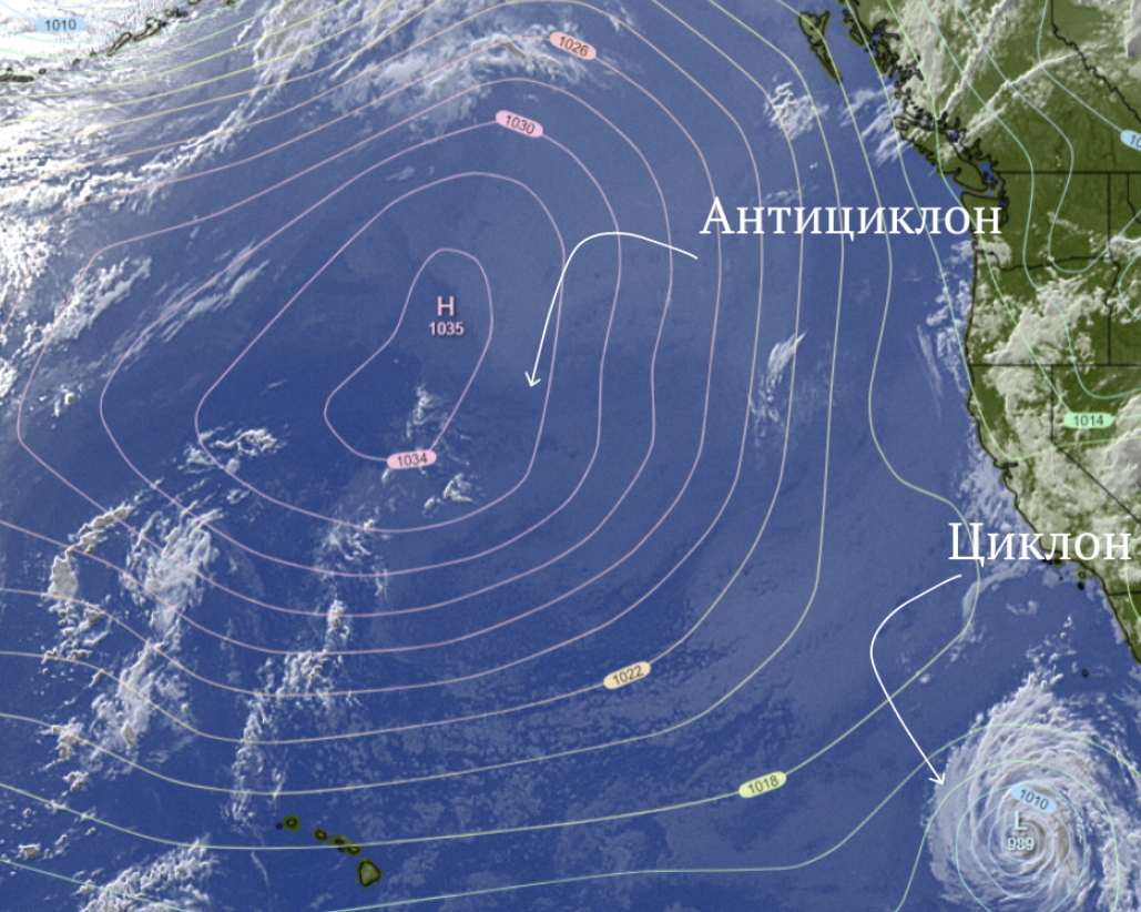 На Украину надвигается антициклон: чем он отличается от циклона и какую погоду принесет