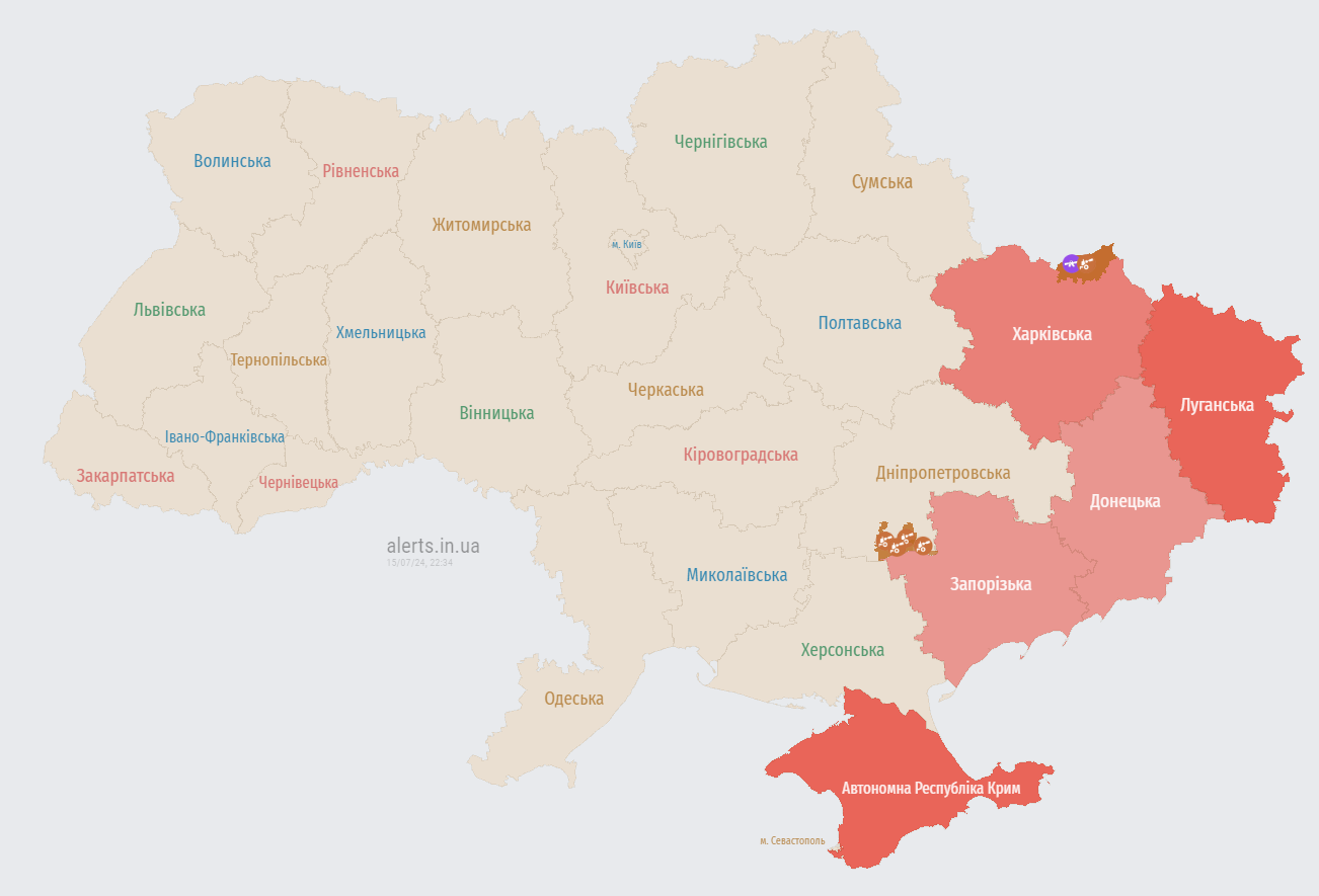 В Киеве и большинстве областей объявлена тревога: предупреждали об угрозе ракетного удара