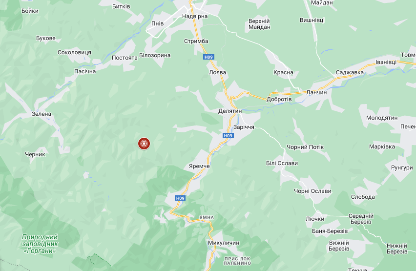 Сейсмологи зафіксували землетрус неподалік Яремче