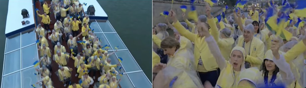 Олимпийские игры 2024: яркие фото и видео с церемонии открытия в Париже