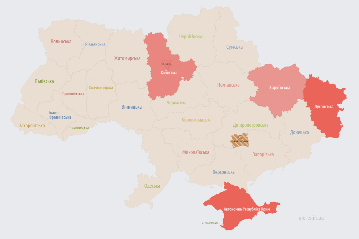 В Україні масштабна повітряна тривога: що відомо