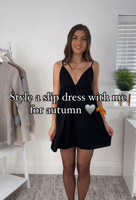 Як створити осінній &quot;лук&quot; з легкою сукнею. Стильно, тепло і легко (відео)