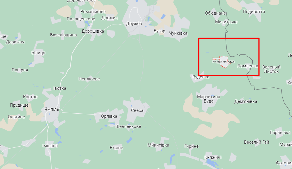 Российская ДРГ пыталась проникнуть в Сумскую область