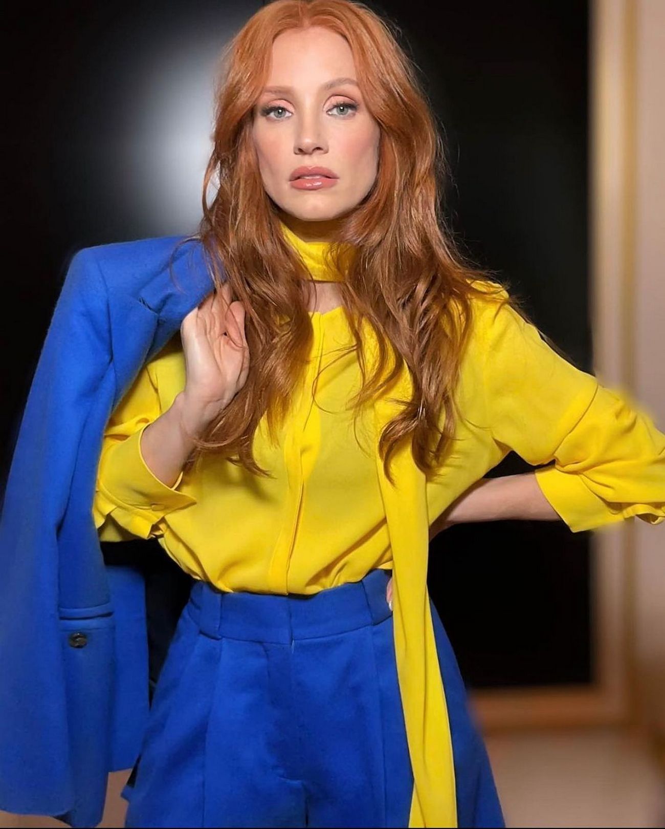 В Україну приїхала голлівудська зірка Джессіка Честейн (відео)