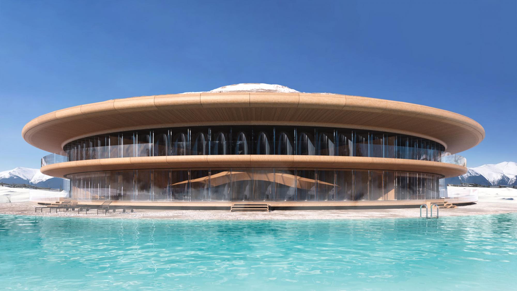 Дивіться, як виглядатиме готель у Карпатах, що &quot;зливатиметься&quot; із природою (фото)