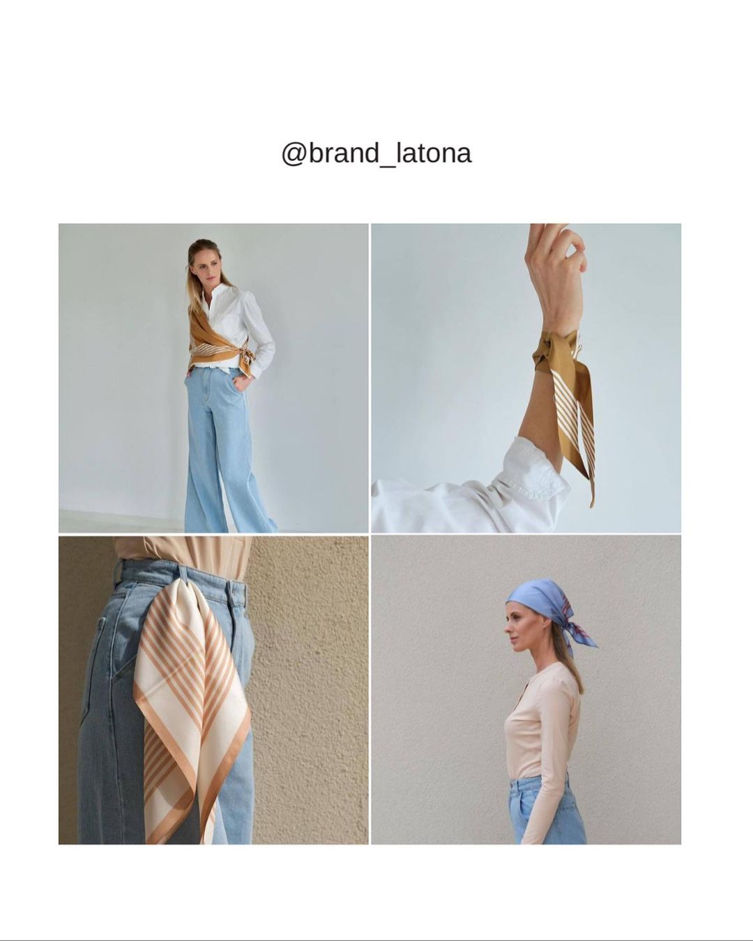 Тренд літа: 6 ідей, як стильно носити хустку