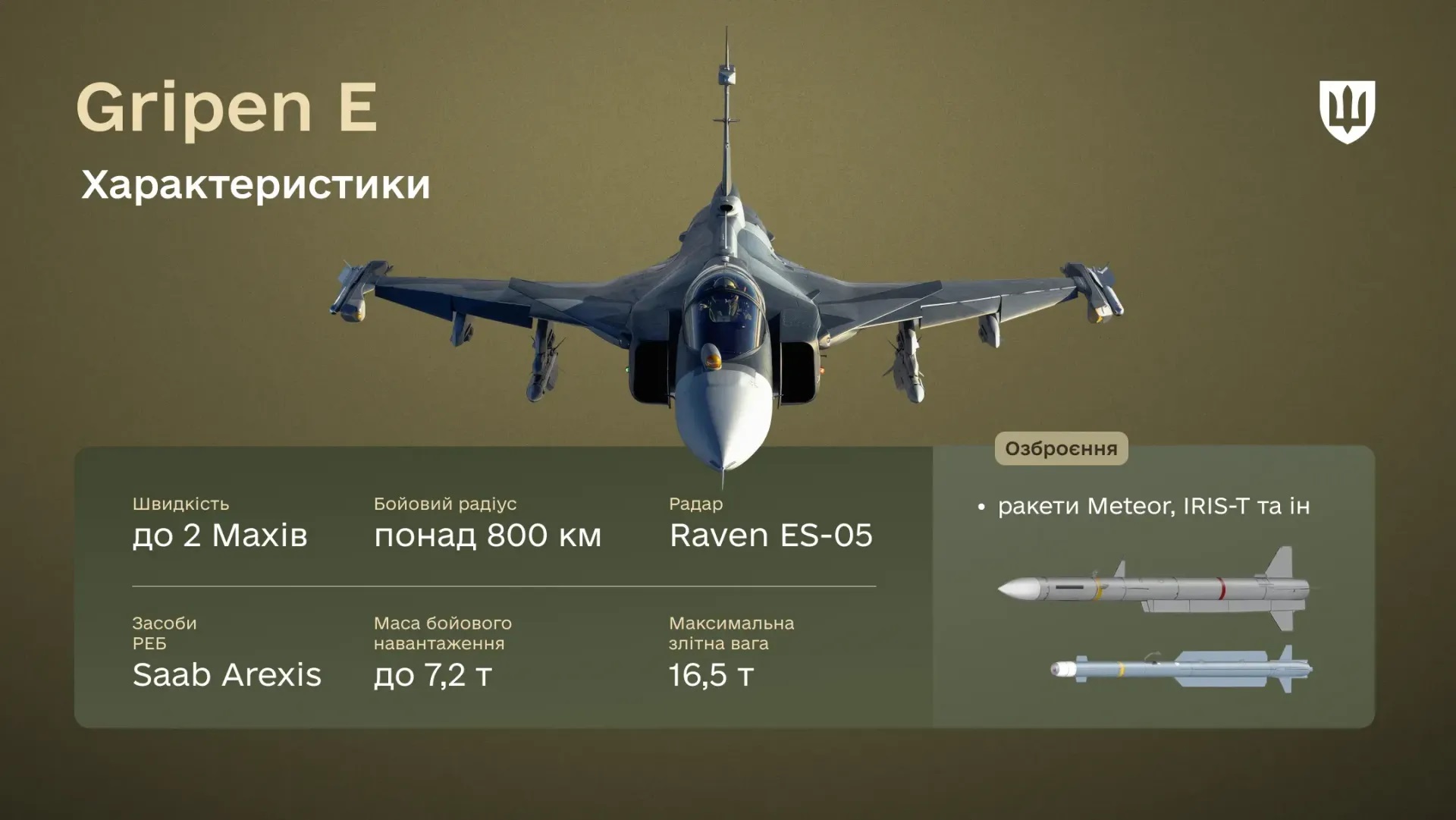 Шведські винищувачі Gripen стануть пріоритетом Міноборони для захисту неба