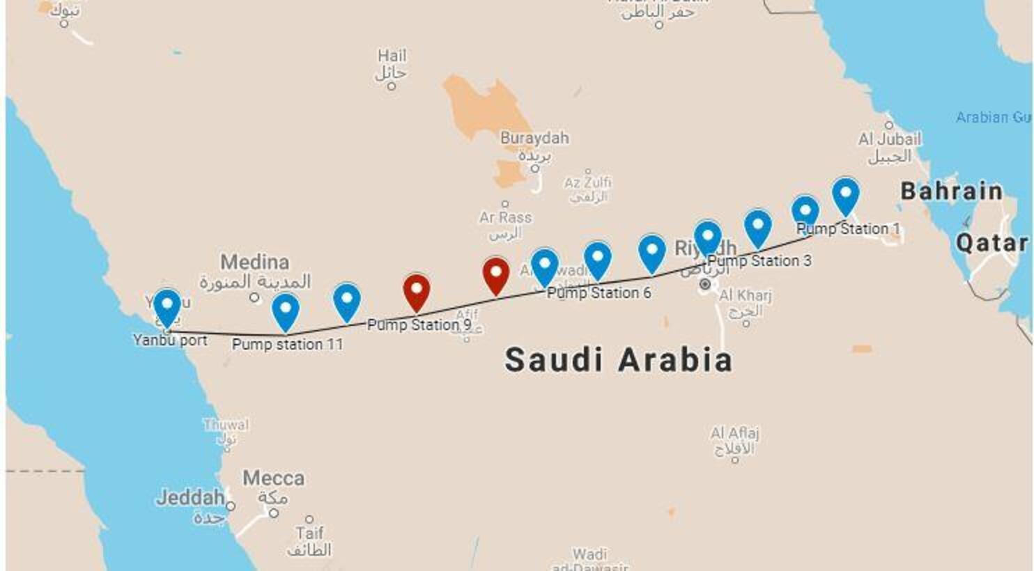 Відповідь на блокаду Ірану: Саудівська Аравія розгорнула перекачку нафти через пустелю