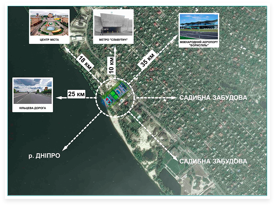 В киевском ЖК "SKY RIVER" на берегу Днепра продается видовая квартира