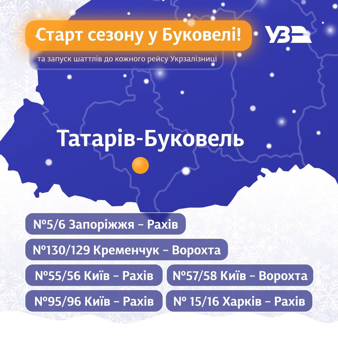 Лижі та гори. Зимові курорти України, які відкрили сезон цього року