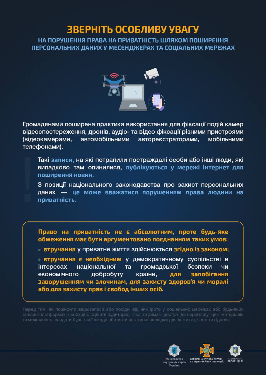 Защита персональных данных украинцев: в МВД назвали важные правила и дали разъяснение