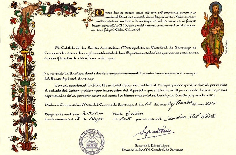 Украинец преодолел паломнический Путь святого Иакова, чтобы собрать деньги на лечение военных