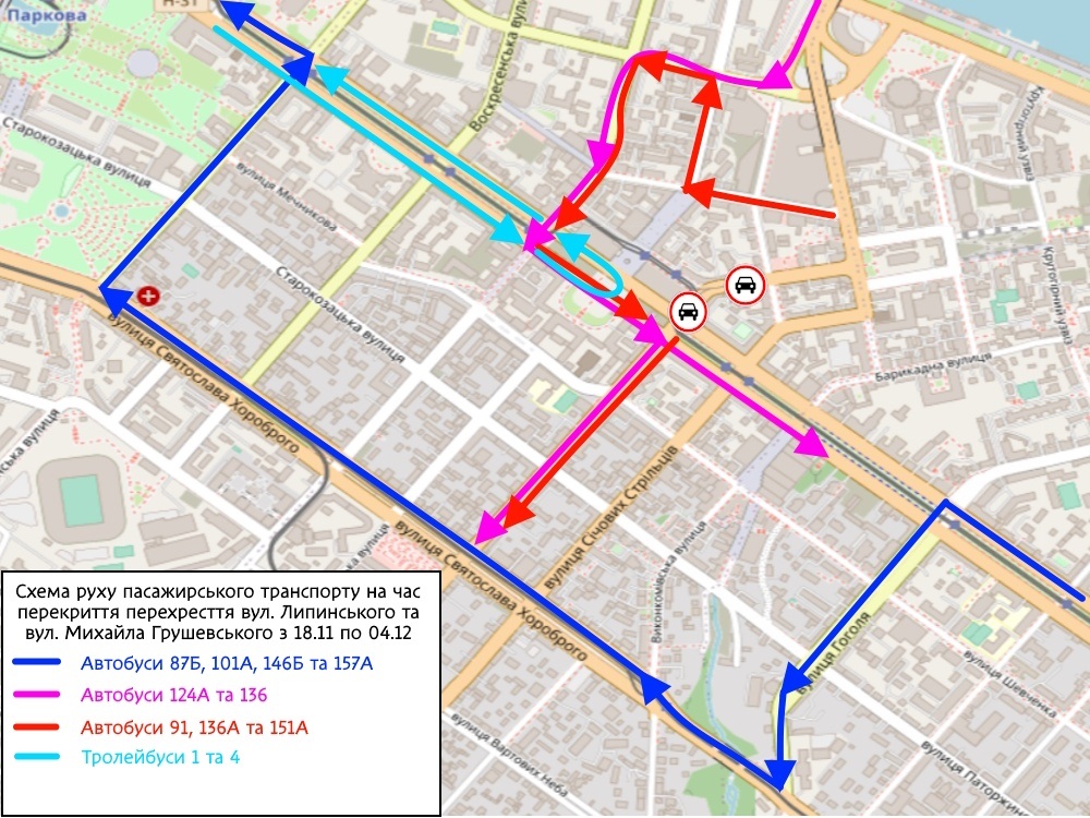 У Дніпрі майже на місяць зміниться рух громадського транспорту: нові маршрути