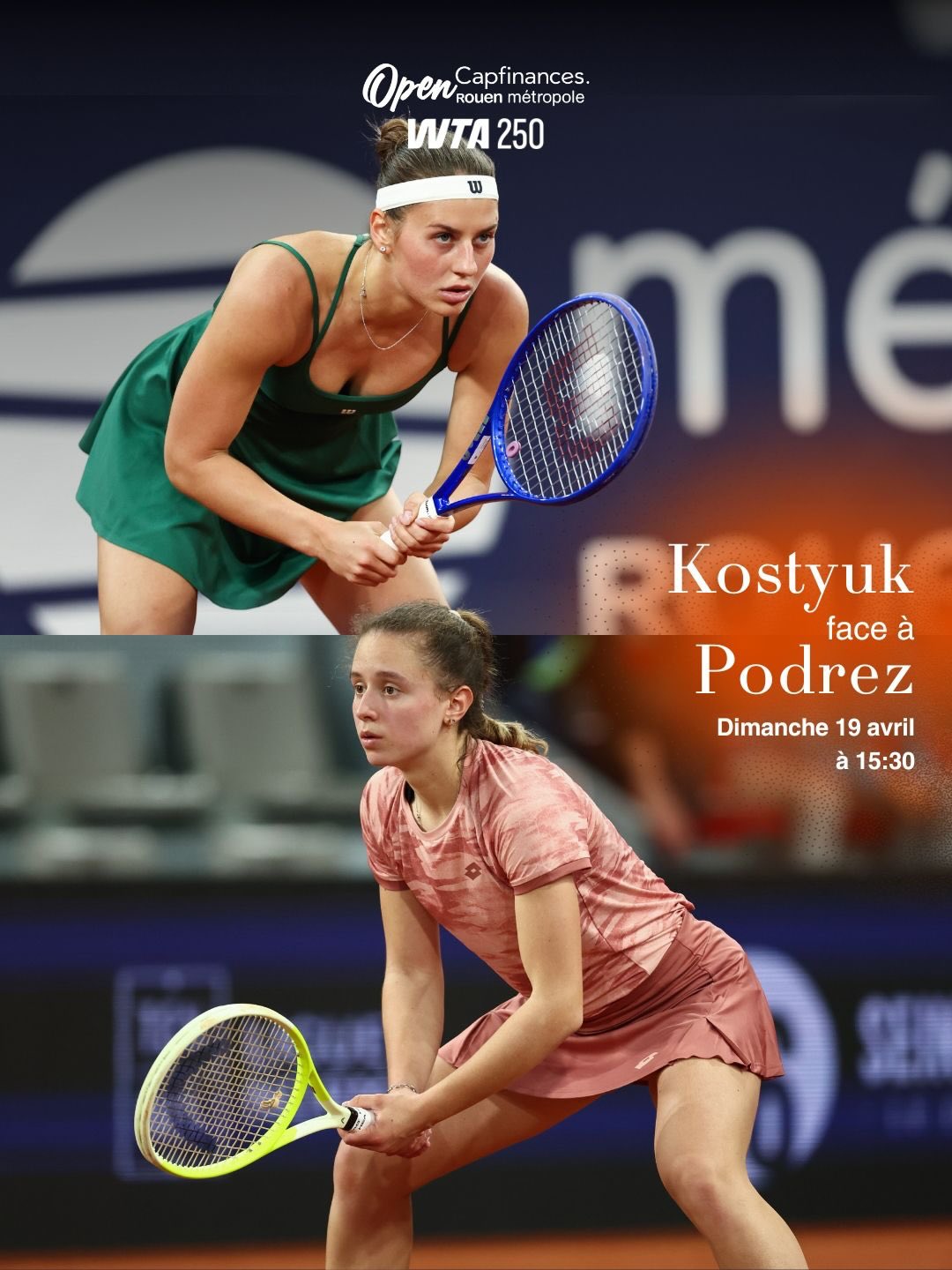 Костюк против Подрез в Руане: где и когда смотреть исторический финал украинок