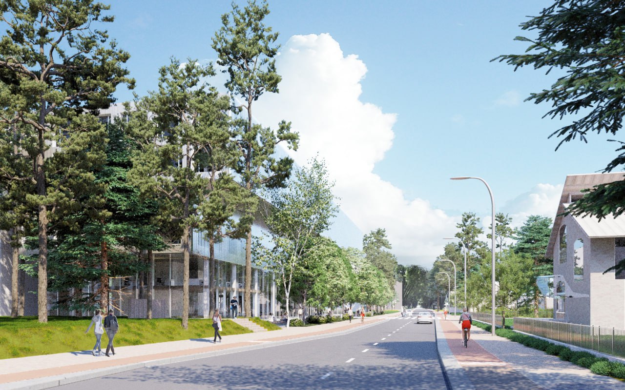 Смотрите, как будет выглядеть разрушенный университет в Ирпени после восстановления (фото)