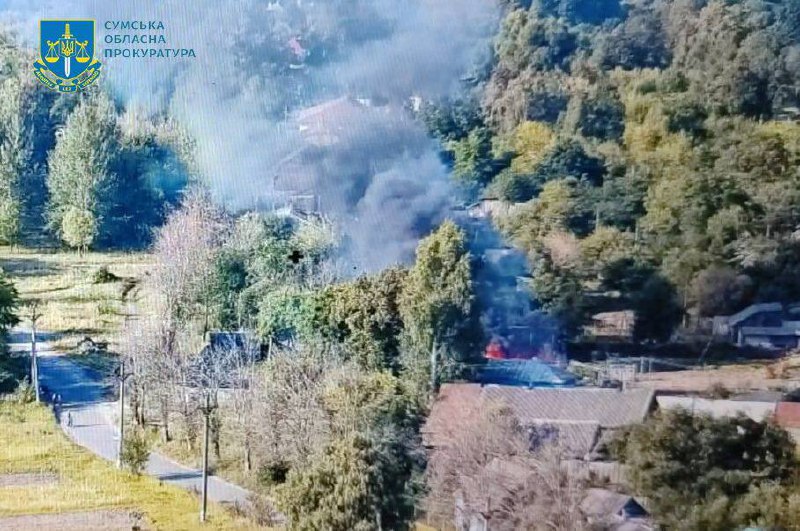 Россияне из артиллерии обстреляли частные дома в Сумской области: пострадала женщина