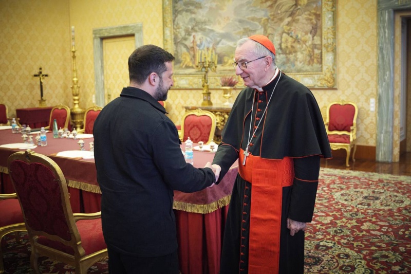 Zelenskyy meets with potential successors to Pope Francis during Italy visit