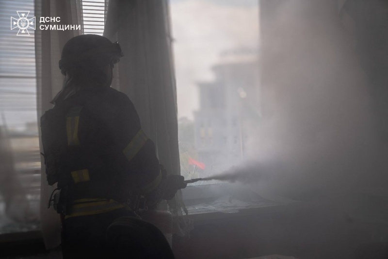 Russian drone damages Ukraine's Sumy administrative building: Aftermath revealed