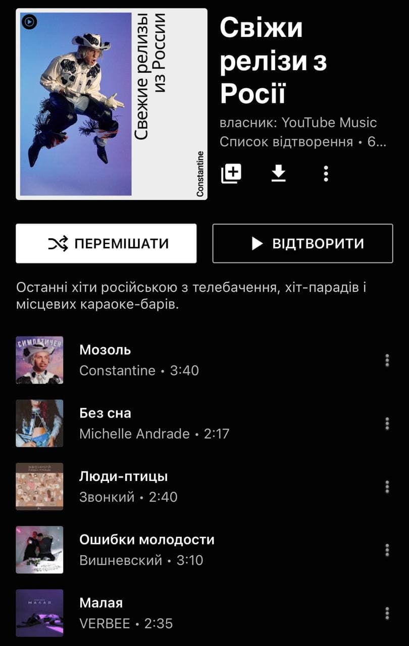 YouTube потрапив у скандал: росіяни "анексували" українських артистів