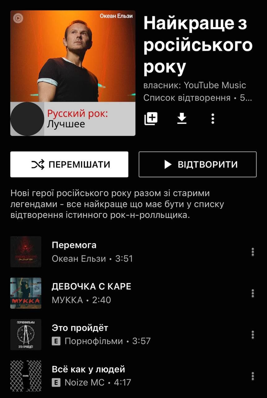 YouTube потрапив у скандал: росіяни "анексували" українських артистів