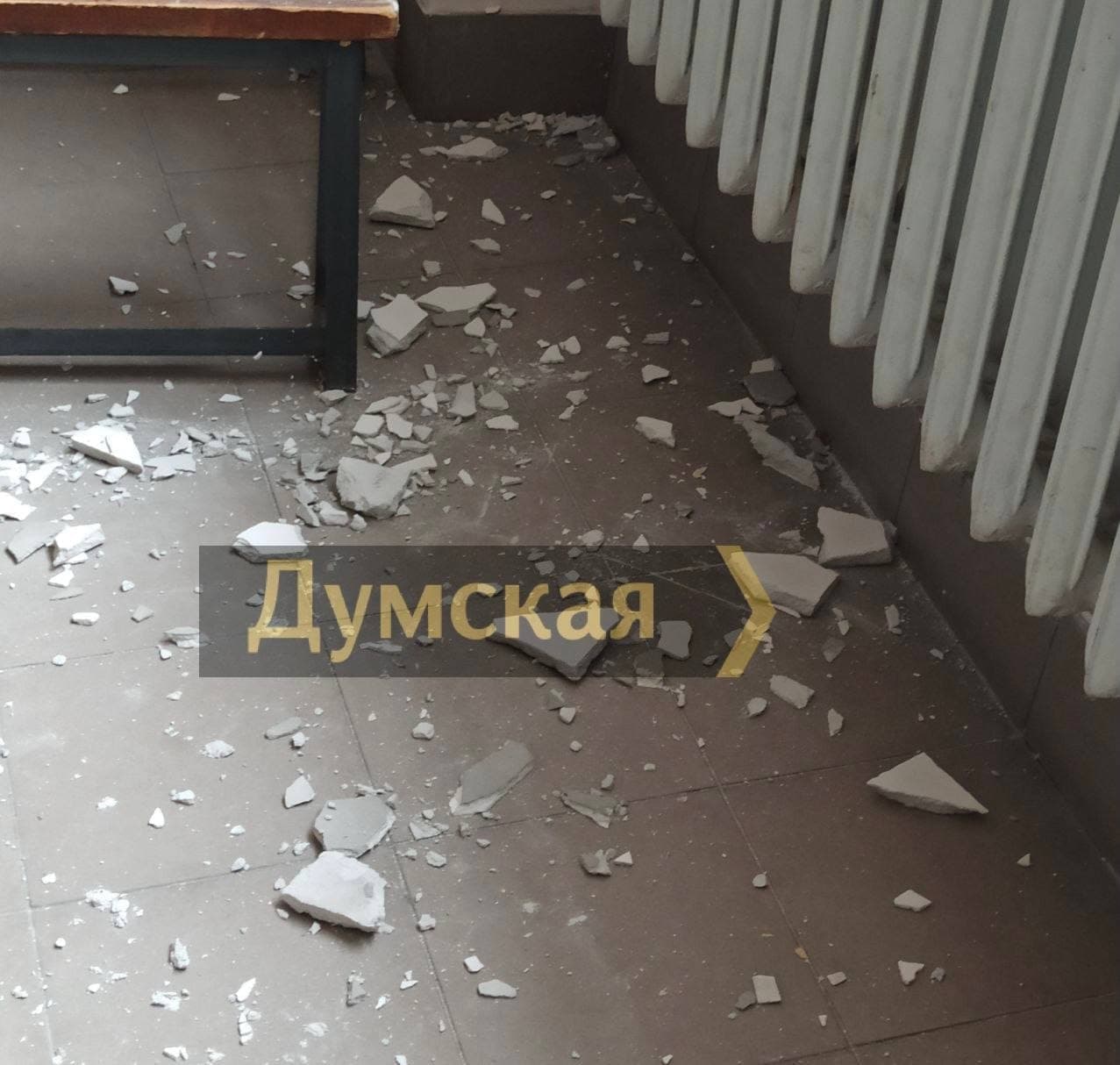 В Одесі в університеті під час лекції почав руйнуватись корпус: фото інциденту