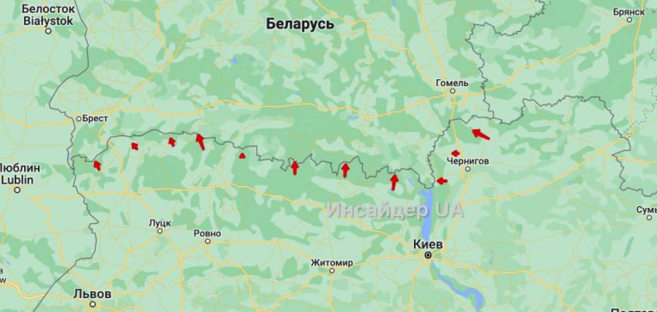 Украина укрепляет границу с Беларусью в Житомирской области