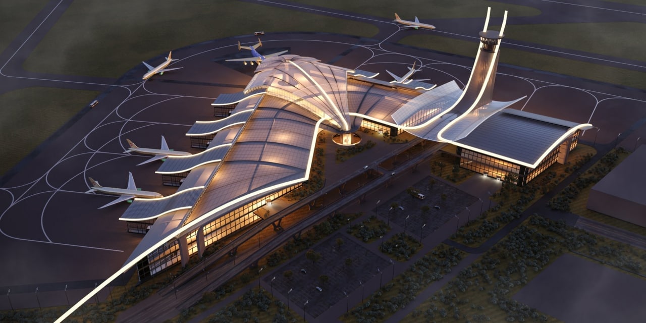 Як може виглядати майбутній фантастичний аеропорт &quot;Мрія&quot; у Гостомелі (фото)