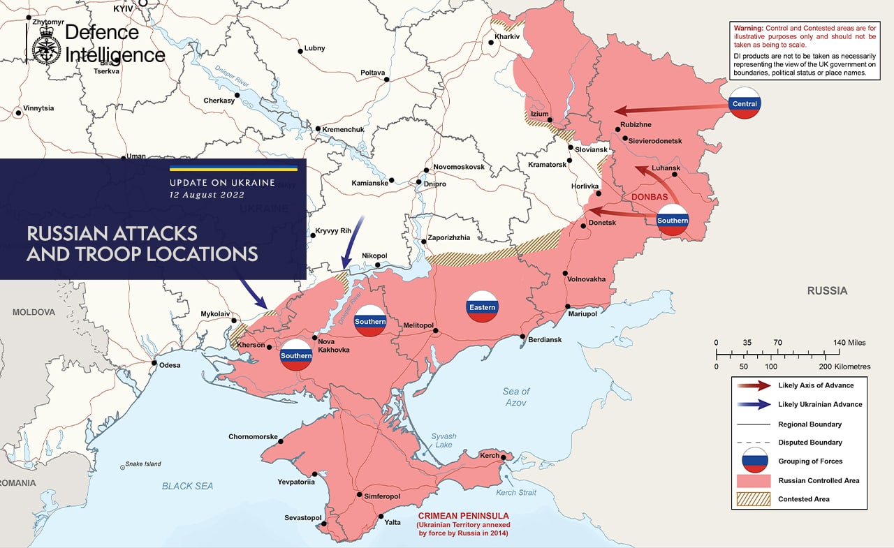 Британская разведка показала актуальную карту войны в Украине: что изменилось