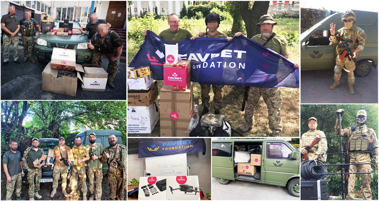 Favbet увеличил помощь ВСУ до 35 млн гривен